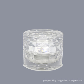 Contracted Factory Direct Sales 30 50g Cosmetic Jar Packaging Double Wall Acrylic Jar For Cream Luxury